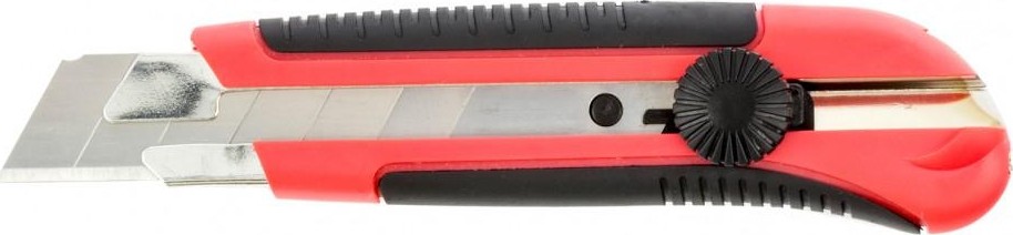 Нож для строительных работ MATRIX 25 мм нож, , выдвиж. лезвие,метал. направляющая, дв 78913