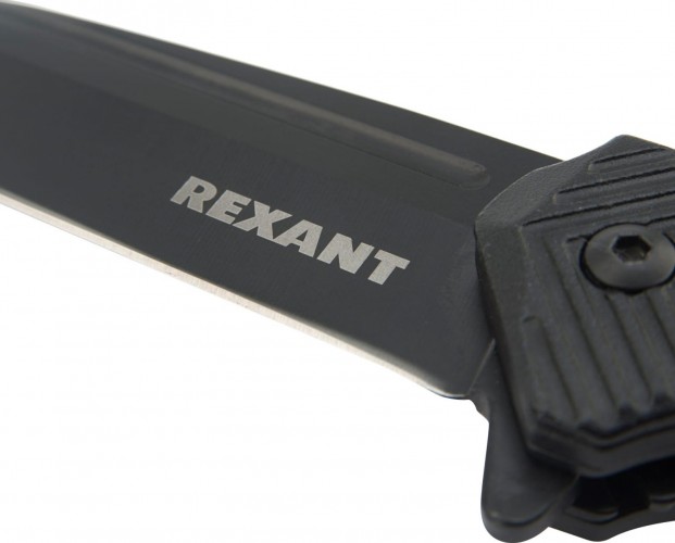 Нож для строительных работ REXANT Black Spear складной полуавтоматический 12-4909-2 - изображение 3