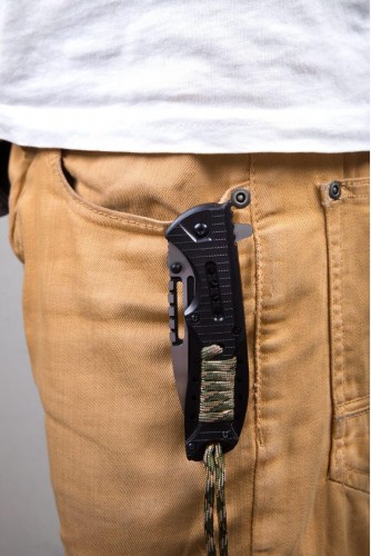 Нож для строительных работ REXANT Hunter складной полуавтоматический 12-4911-2 - изображение 4