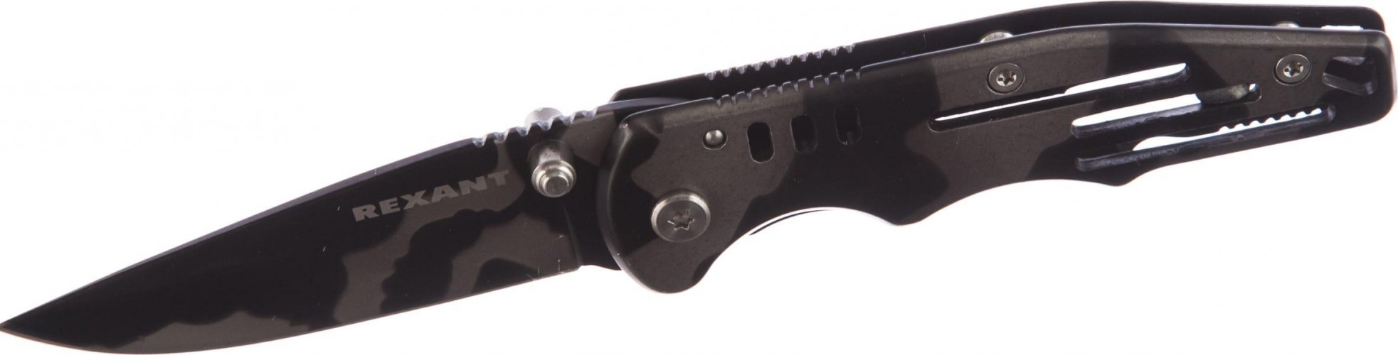 Нож для строительных работ REXANT Camouflage складной полуавтоматический 12-4912-2 - изображение 5