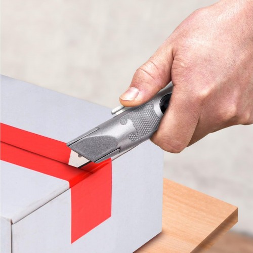 Нож для строительных работ REXANT 12-4908 с трапециевидным выдвижным лезвием - изображение 3