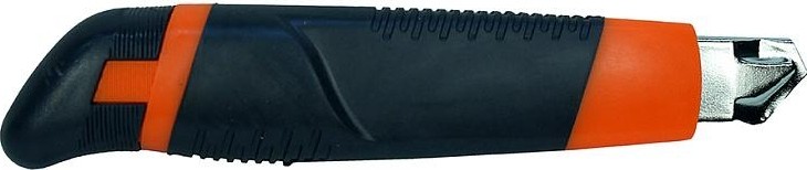 Нож для строительных работ Sturm 1076-09-03 18 мм, выдвиж. лезвие, винт. фиксатор, обрезин. ру - изображение 2