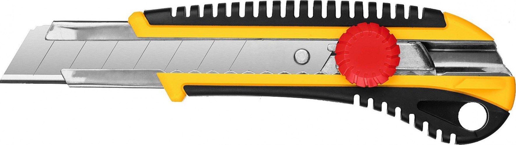 Нож для строительных работ STAYER HERCULES-25 с винтовым фиксатором сегмент. лезвия 25 мм, 09141_z01 - изображение 4