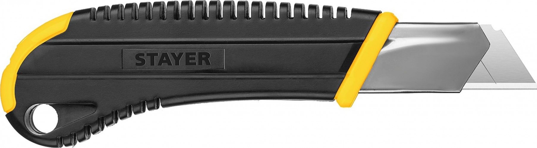 Нож для строительных работ STAYER HERCULES-25 с винтовым фиксатором сегмент. лезвия 25 мм, 09141_z01 - изображение 3