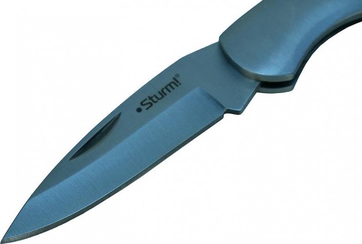 Нож для строительных работ Sturm 1076-10-J1 ножи складной с деревянной ручкой - изображение 2