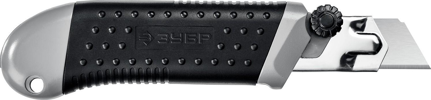 Нож для строительных работ ЗУБР ТИТАН-25 с автостопом, сегмент. лезвия 25 мм 09180 - изображение 2