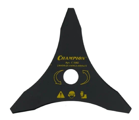 Нож для травы CHAMPION 3/230/25.4 (C5102) C5102