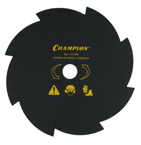 Нож для травы CHAMPION 8/230/25,4 (Т283,Т284,125R,325RDx/Rx, 323R,235R,FS85,350,450) (C5108) C5108