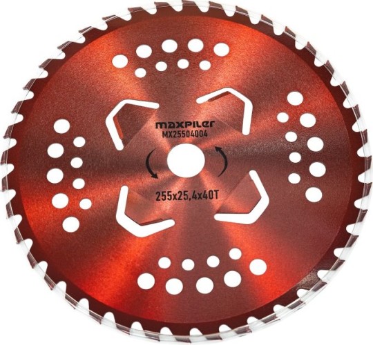 Нож для травы MAXPILER MX25504004 твердосплавный