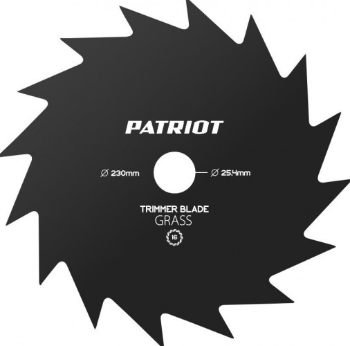 Нож для травы PATRIOT TBS-16 (230/25,4 - 16Т) 809115215