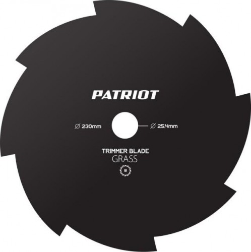 Нож для травы PATRIOT TBS-8 (230/25,4 - 8Т) 809115210