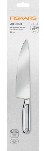 Нож FISKARS 1062882 поварской, цельнометаллический, 20см - изображение 2