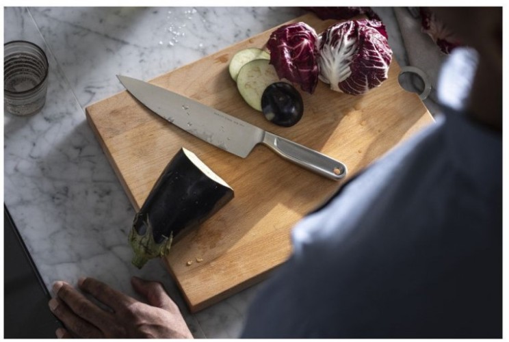 Нож FISKARS 1062882 поварской, цельнометаллический, 20см - изображение 3