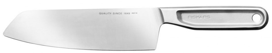 Нож FISKARS 1062884 сантоку, цельнометаллический, 17см