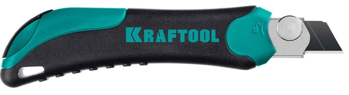 Нож KRAFTOOL AK-18 с доп. фиксатором, 3 сегмент. 09193_z02 - изображение 2