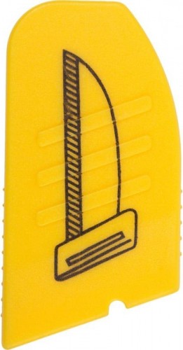 Нож монтажника REXANT 12-4936 нержавеющая сталь, прямое лезвие - изображение 4