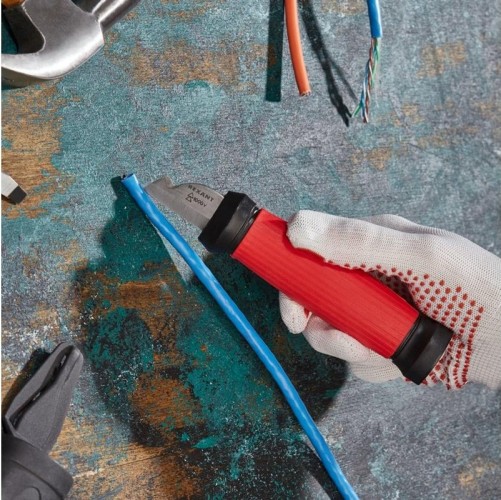 Нож монтажника REXANT 12-4931 двухсторонняя заточка - изображение 5