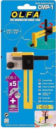 Нож Olfa OL-CMP-1 резак циркульный, диаметр реза 10-150 мм - изображение 3