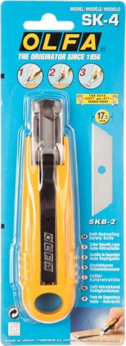 Нож Olfa OL-SK-4 с выдвижным лезвием и возвратной пружиной, 17,5мм - изображение 2