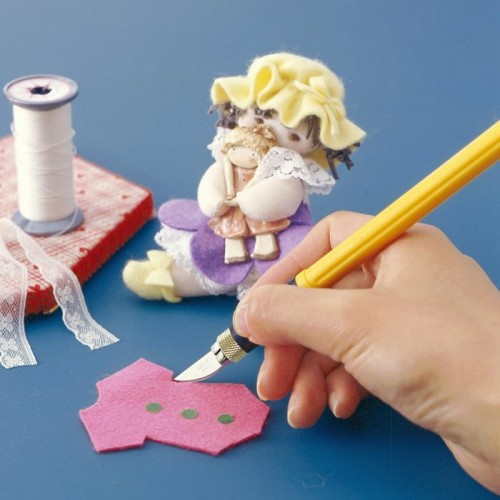 Нож перовой Olfa OL-AK-4 с профильными лезвиями, 6мм, 4шт - изображение 3