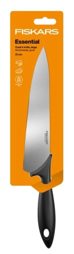 Нож поварской FISKARS 1065565 Essential, 21 см