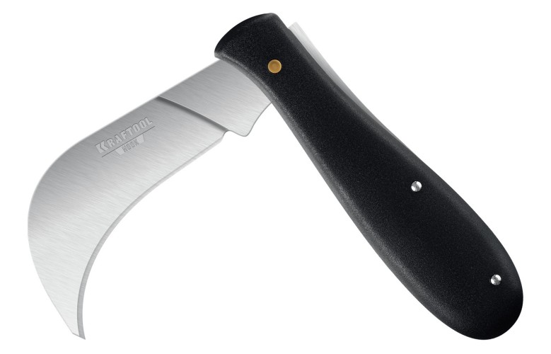 Нож складной KRAFTOOL HOOK для листовых и рулонных материалов, 200 мм 09298 - изображение 2