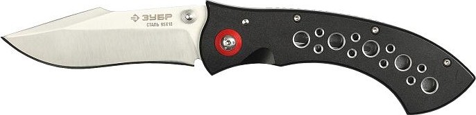 Нож складной "ПРЕМИУМ" ЗУБР РАТНИК эргономичная рукоятка, 230мм/лезвие 100мм  47715