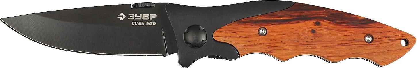 Нож складной "ПРЕМИУМ" ЗУБР СТРЕЛЕЦ универсальный, 185мм/лезвие 80мм 47711