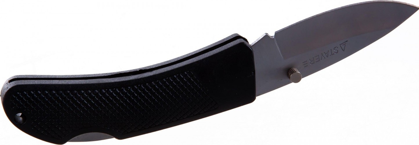 Нож складной с обрезиненной ручкой STAYER MASTER средний, 47600-1_z01 47600-1_z01 - изображение 2