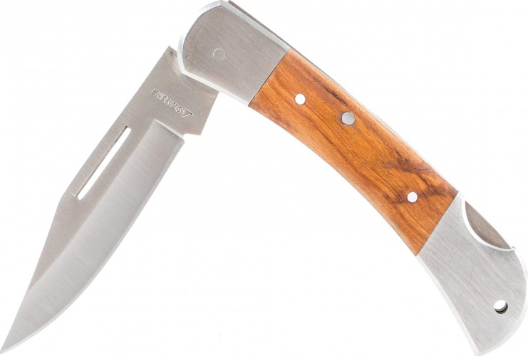 Нож складной STAYER MASTER с деревянными вставками, большой 47620-2_z01 47620-2_z01 - изображение 3