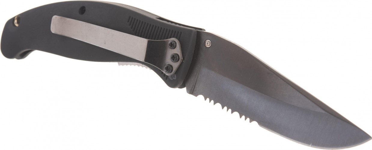 Нож складной STAYER PROFI серрейторная заточка, 47623 47623 - изображение 4