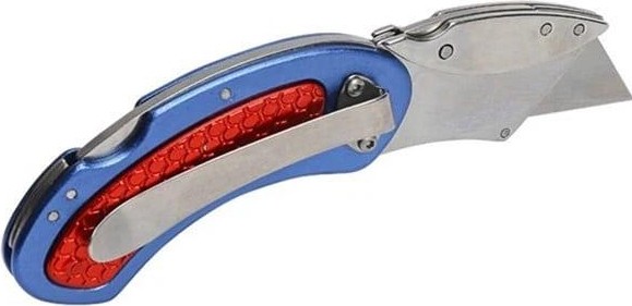 Нож складной WORKPRO WP211005 алюминиевый, со сменными лезвиями - изображение 3