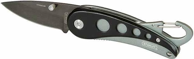 Нож STANLEY "Pocket Knife with Karabiner" 0-10-254 с выдвижным лезвием 0-10-254