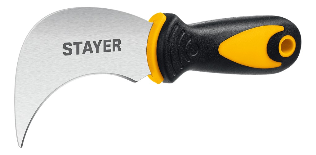 Нож STAYER C-Force для листовых и рулонных материалов, 200 мм 09293