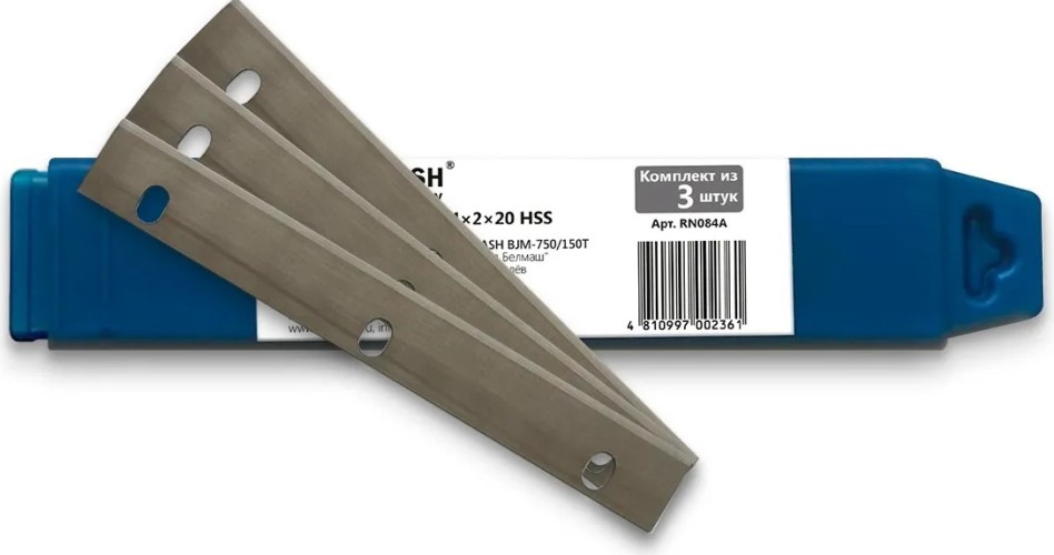 Нож строгальный BELMASH RN084A HSS 154х2х20 (3 шт) - изображение 3