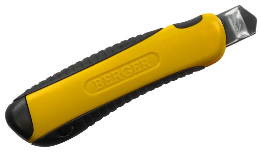 Нож строительный BERGER BG1354 18 мм, 3 лезвия - изображение 2