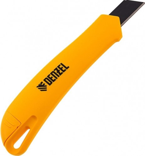 Нож строительный Denzel 78 941 18 мм, сменное лезвие, SK4, облегченный корпус 78941 - изображение 2