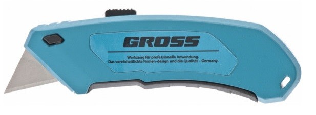 Нож строительный GROSS 78899 130 мм, выдв., лезвие 18 мм