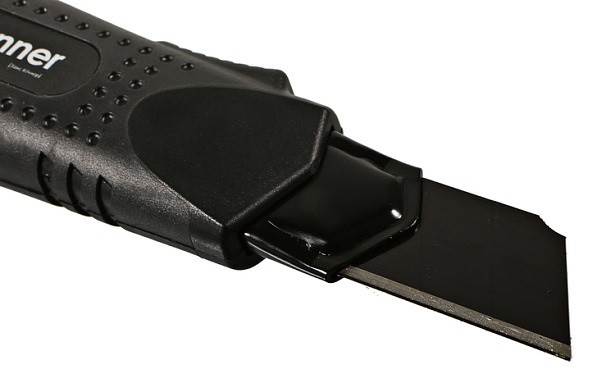 Нож строительный HANSKONNER HK1076-08-03 25мм, быстрая разблокировка, лезвие SK2 0.7мм - изображение 3