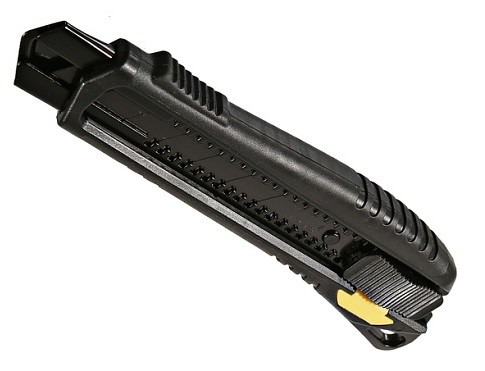 Нож строительный HANSKONNER HK1076-08-03 25мм, быстрая разблокировка, лезвие SK2 0.7мм