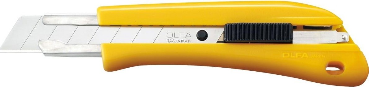 Нож строительный Olfa 18мм с автофиксатором  OL-BN-AL