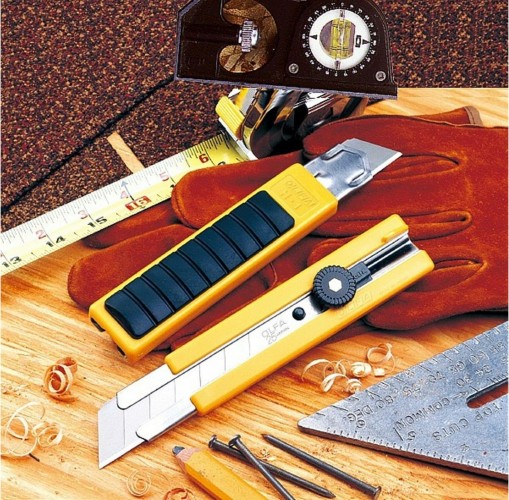 Нож строительный Olfa OL-H-1BB/5BB с выдвижным лезвием, с лезвиями 5 шт. - изображение 5