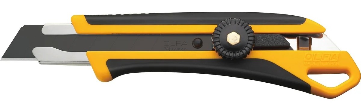 Нож строительный Olfa OL-L-7 18 мм, трещоточный