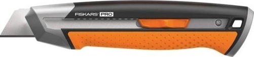 Нож строительный с выдвижным сменным лезвием 25мм FISKARS CarbonMax 1027228 1027228