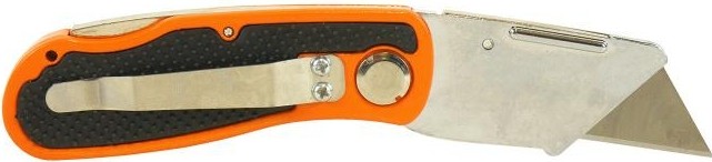 Нож строительный Sturm 1076-01-P1 трапециевидное лезвие, sk2 сталь, 5 доп лезв. - изображение 2