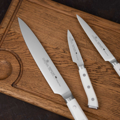 Нож универсальный 200 мм White Line Luxstahl [XF-POM BS142] - изображение 5