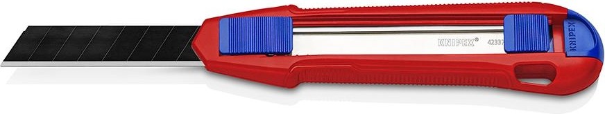 Нож универсальный KNIPEX CutiX 165 мм отламывающихся лезвий на 18 мм KN-9010165BK - изображение 4