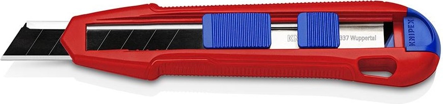 Нож универсальный KNIPEX CutiX 165 мм отламывающихся лезвий на 18 мм KN-9010165BK