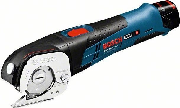 Ножницы аккумуляторные BOSCH GUS 10,8 V-LI/ 12V-300  универсальные 06019B2904 2х2,0Ач, кейс L-Boxx