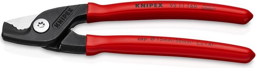 Ножницы для резки кабеля KNIPEX 9511160 160 мм обливные рукоятки KN-9511160